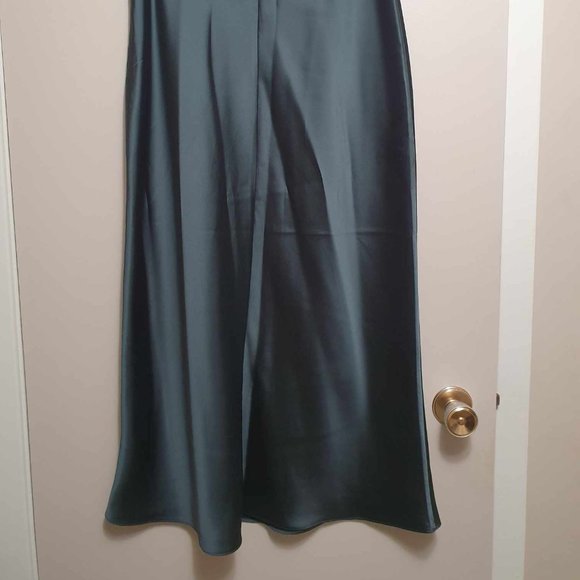Club Monaco Slip Skirt - 4 - Grey/Purple - Picture 6 of 7